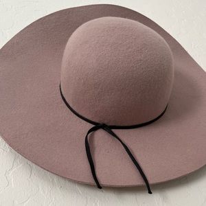 BP Nordstrom Felt Hat Dusty Rose